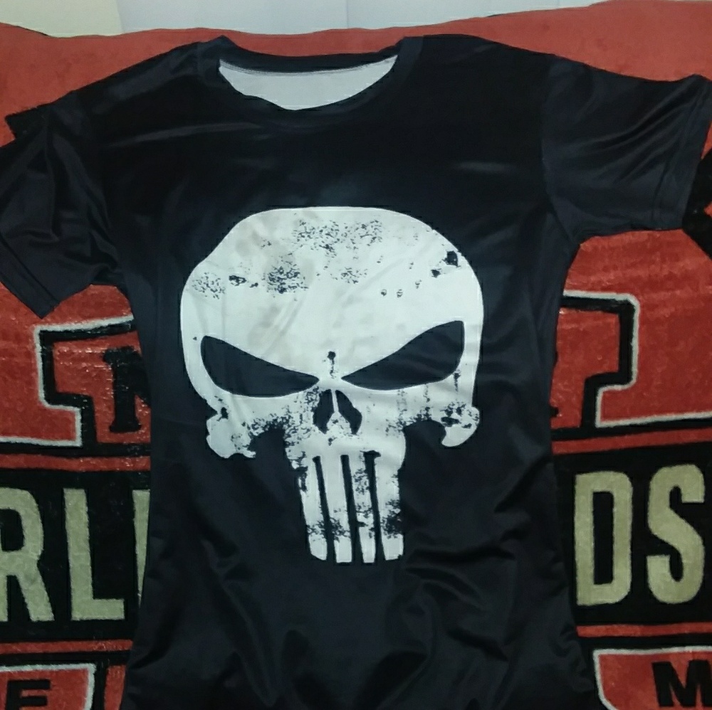 Scull polyester shirt